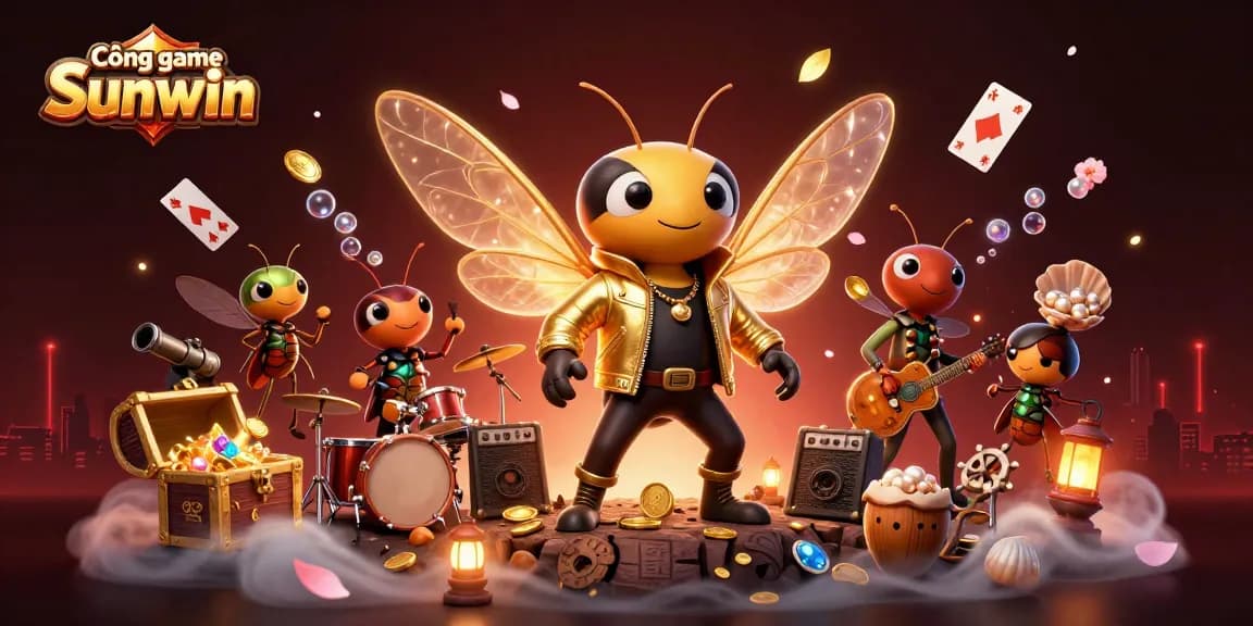 Cổng game Sunwin offers an engaging online casino experience with vibrant characters and thrilling game elements.