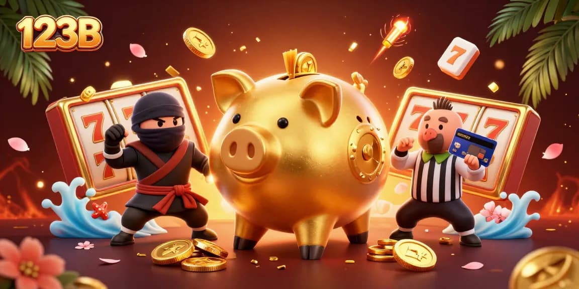 Engage with thrilling gameplay at 123B featuring dynamic 3D characters and vibrant casino elements.