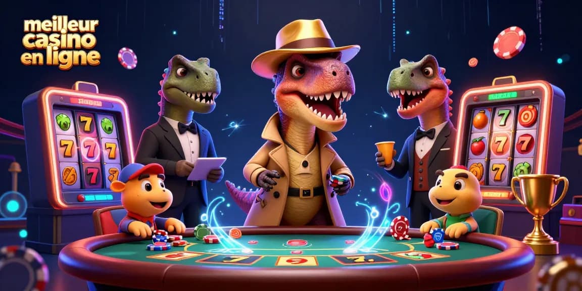 Gagnez gros avec le meilleur casino en ligne, où les personnages animés jouent au blackjack et au jackpot.