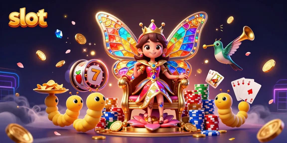 Spin the slot machine reels to win big with dazzling jackpots and vibrant casino elements.