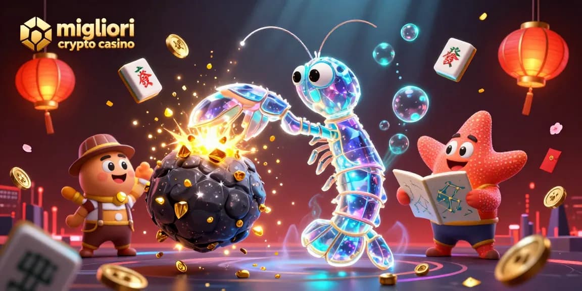 Gioca nei migliori crypto casino mentre esplodi asteroidi in oro e gemme.