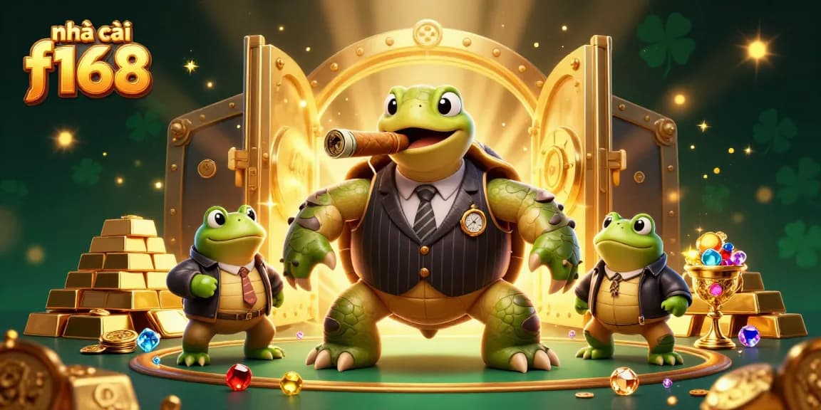 Experience thrilling gaming action with nhà cái f168 featuring a rich casino scene filled with treasure and excitement.