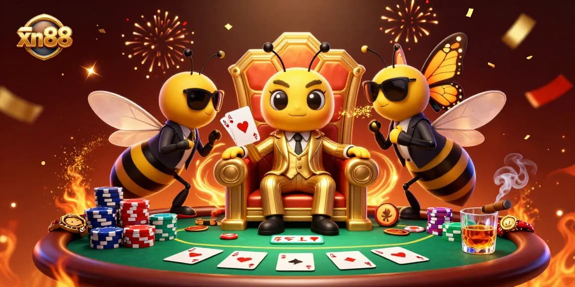 Join the thrilling world of xn88 with a buzzing mob boss and lively casino scene.