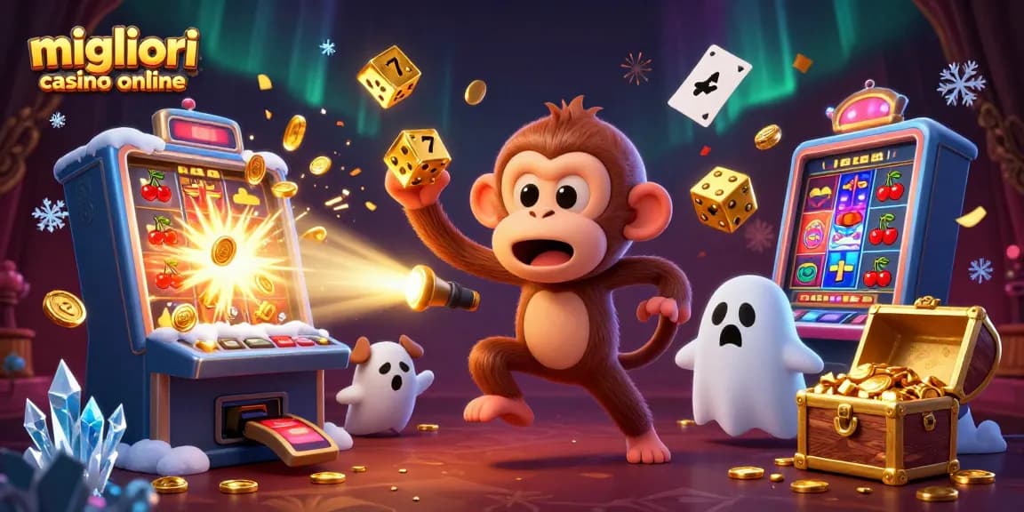 I migliori casino online in una ricca scena di gioco con monete e simboli.