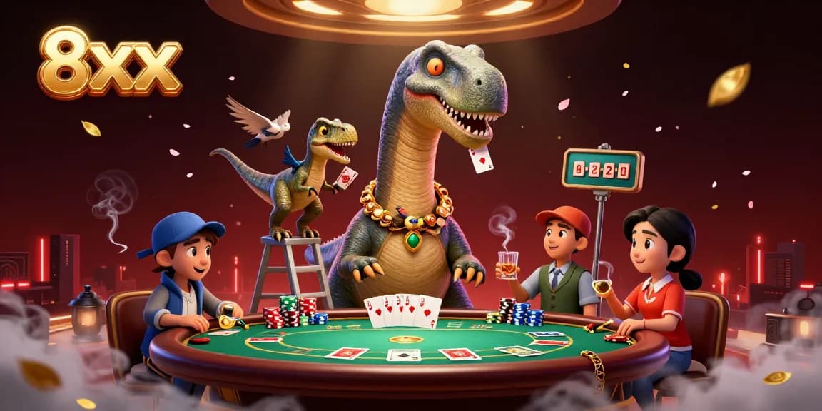 Engage in thrilling poker games at 8xx casino with dynamic characters and stunning visuals.