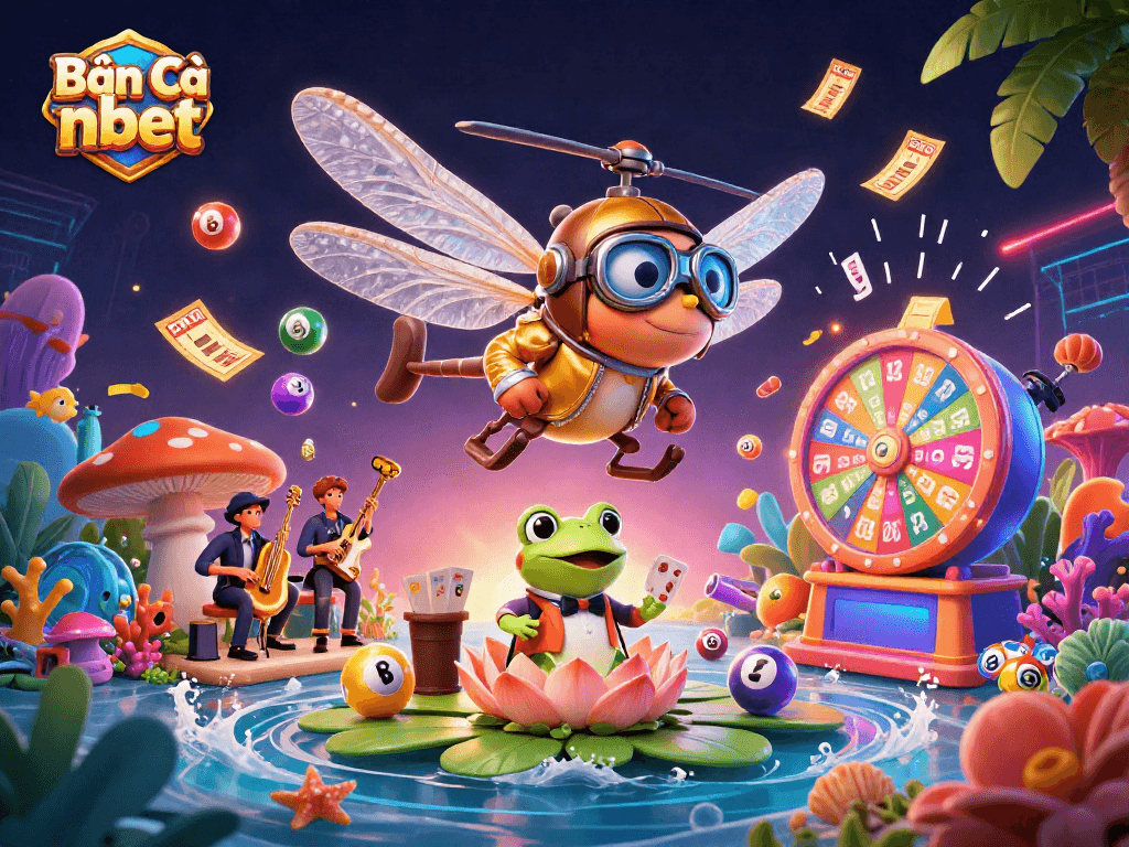 Engage in Bắn Cá nbet as a dragonfly pilot and frog croupier bring casino magic to life.