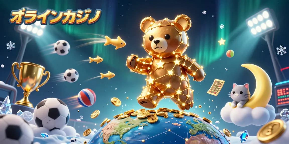 オンラインカジノで楽しむ、星屑からコインをすくう可愛いキャラクターたち