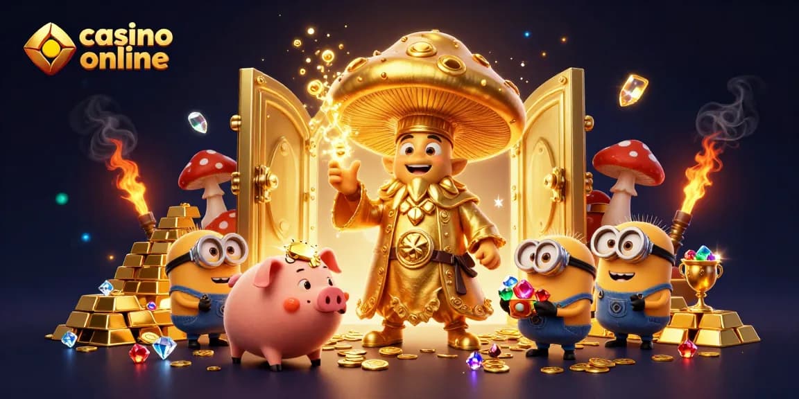 Joacă la casino online și câștigă comori cu simboluri aurii și bijuterii prețioase!
