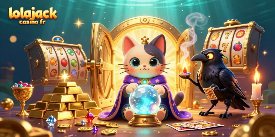 Experience thrilling gameplay at lolajack casino fr with vibrant 3D characters and casino elements.