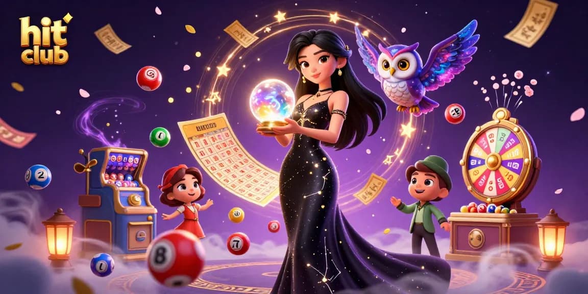 Engage with Hit Club's vibrant gaming experience featuring playful lottery elements and stunning characters.