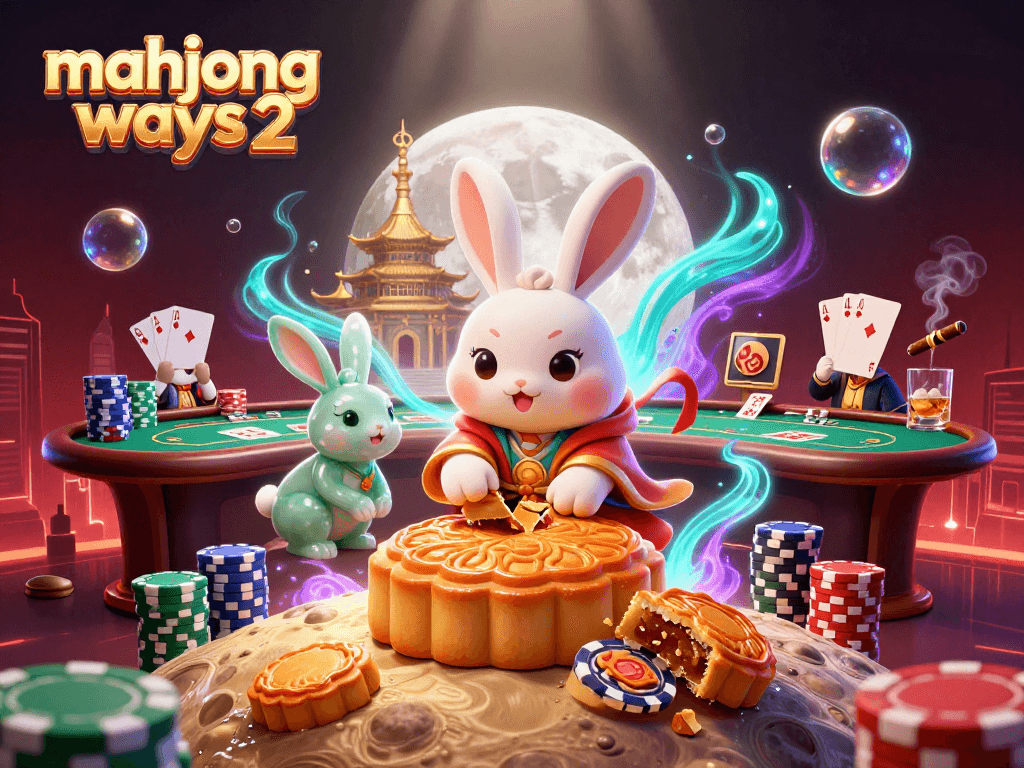 Engage with mahjong ways 2 through vibrant 3D illustration featuring playful casino elements.