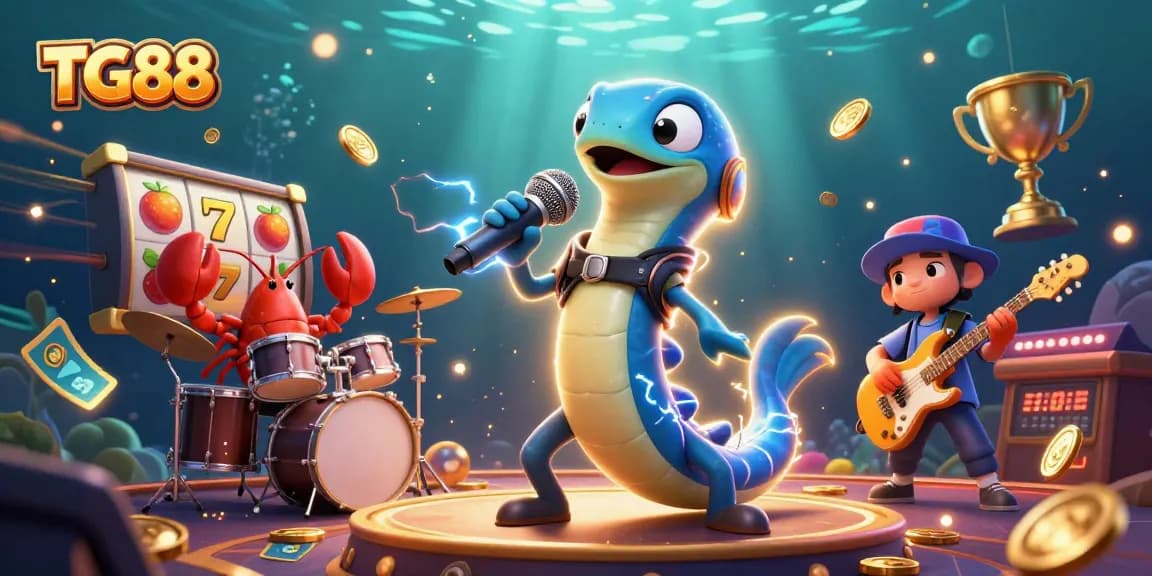 Engage with TG88's underwater casino adventure featuring dynamic slots and charismatic characters.