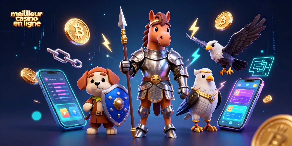 Découvrez le meilleur casino en ligne et jouez avec succès grâce à cette illustration dynamique.