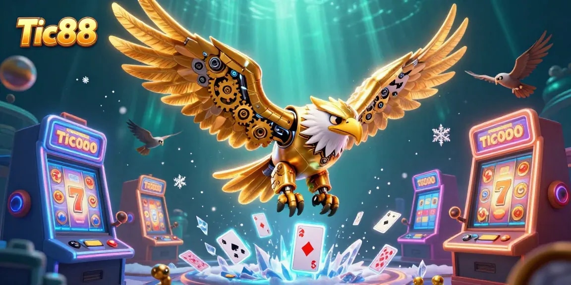Tic88 offers a thrilling casino experience with vibrant slot machines, immersive gameplay, and exciting holographic visuals.