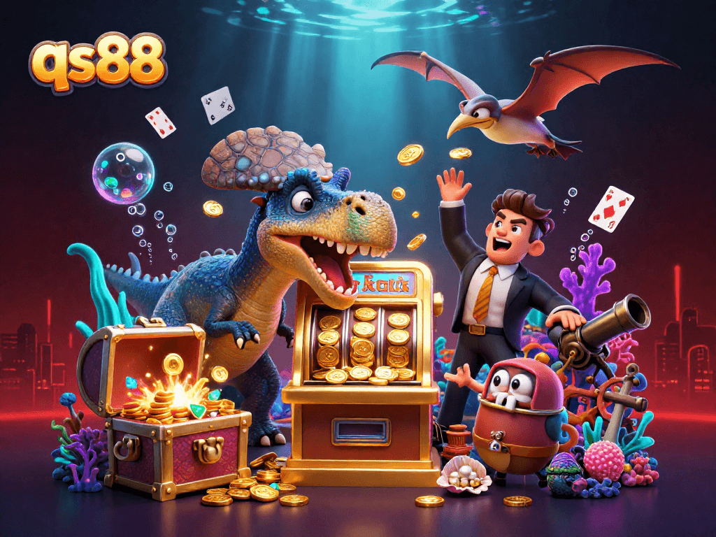 Experience thrilling gameplay at qs88 with a pachycephalosaurus winning jackpot coins!