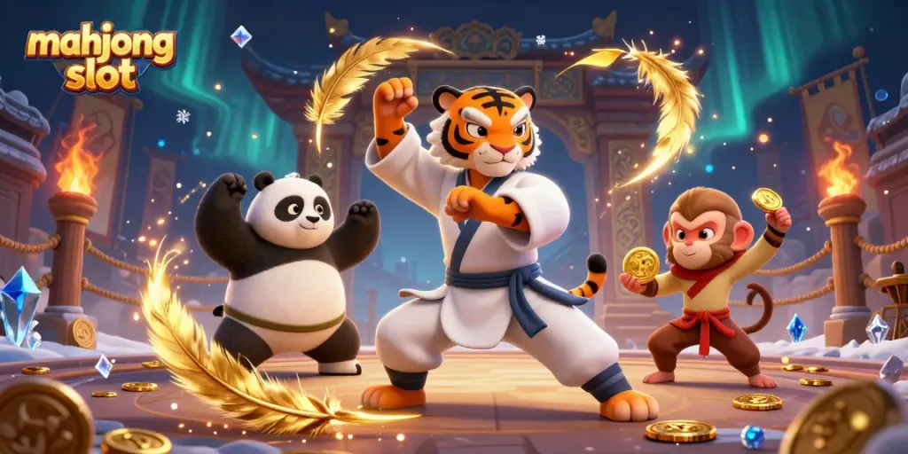 Win big with the thrilling mahjong slot featuring masterful characters and vibrant casino elements.