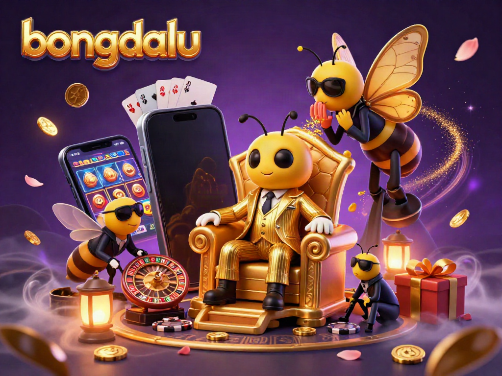 Experience thrilling action with Bongdalu, featuring a bumblebee mob boss and dynamic gambling elements in a magical atmosphere.