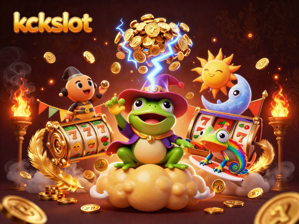 Mendapatkan hadiah di kckslot dengan gulungan slot dan ribuan koin emas.