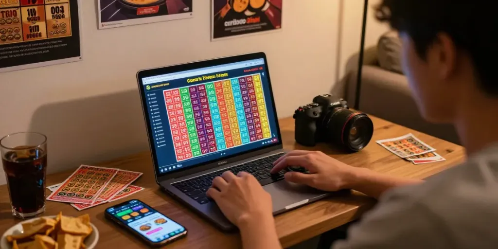 Pengguna aktif di ceritoto situs togel dengan tiket dan aplikasi judi di malam hari.