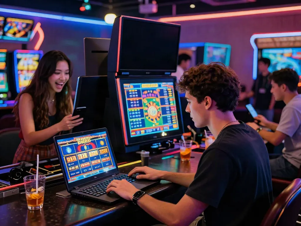 Engaging online gaming scene showcasing players enjoying thrilling experiences at https://da88z.net/ with vibrant atmosphere and stunning graphics.